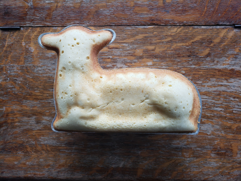 Illustration for article titled How hard can it be to make a 3D Easter lamb cake?
